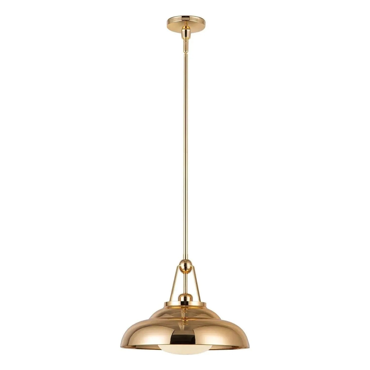 Alora Lighting - Palmetto Pendant - PD344014PBGO | Montreal Lighting & Hardware