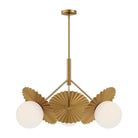 Alora Lighting - Plume Chandelier - CH501334BGOP | Montreal Lighting & Hardware