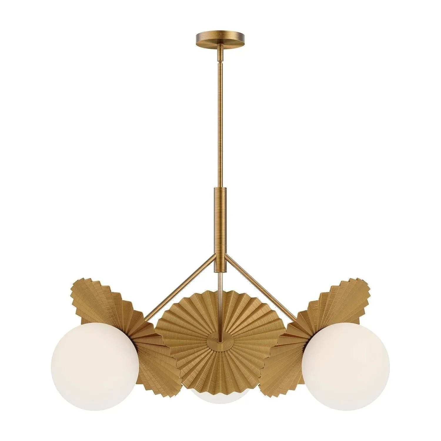 Alora Lighting - Plume Chandelier - CH501334BGOP | Montreal Lighting & Hardware