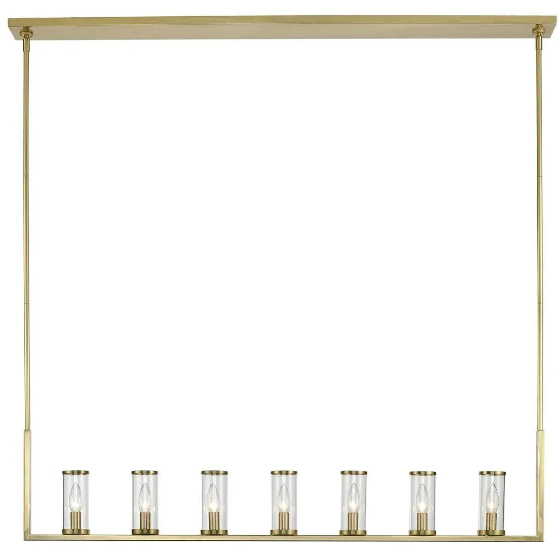 Alora Lighting - Revolve Linear Pendant - LP309007NBCG | Montreal Lighting & Hardware
