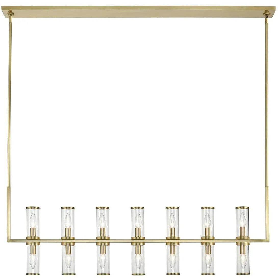 Alora Lighting - Revolve Linear Pendant - LP309077NBCG | Montreal Lighting & Hardware
