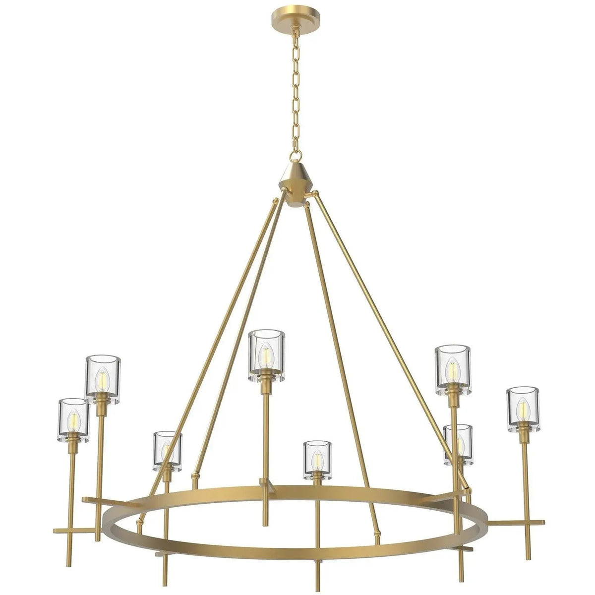 Alora Lighting - Salita Chandelier - CH314308PNCC | Montreal Lighting & Hardware