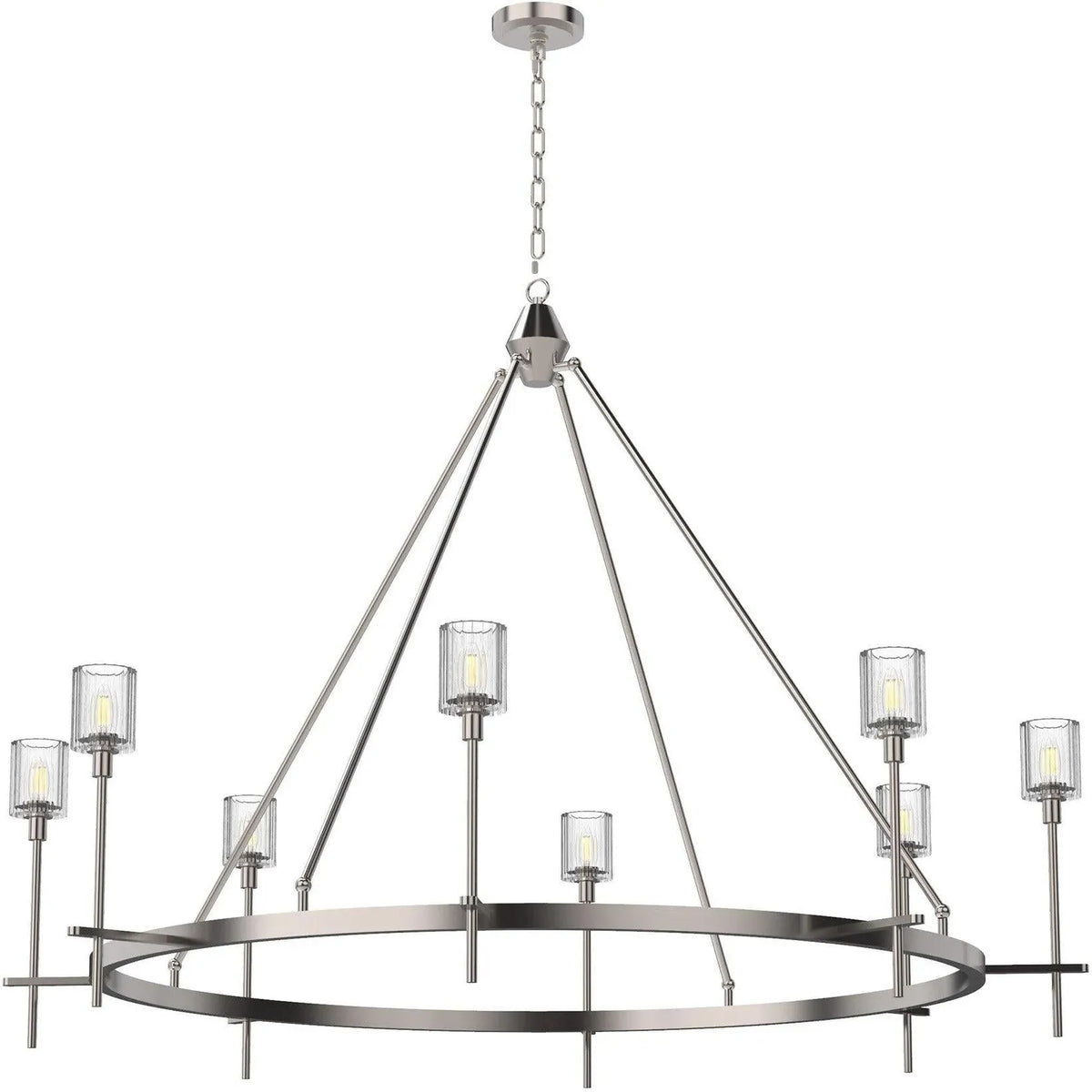 Alora Lighting - Salita Chandelier - CH314308PNCC | Montreal Lighting & Hardware