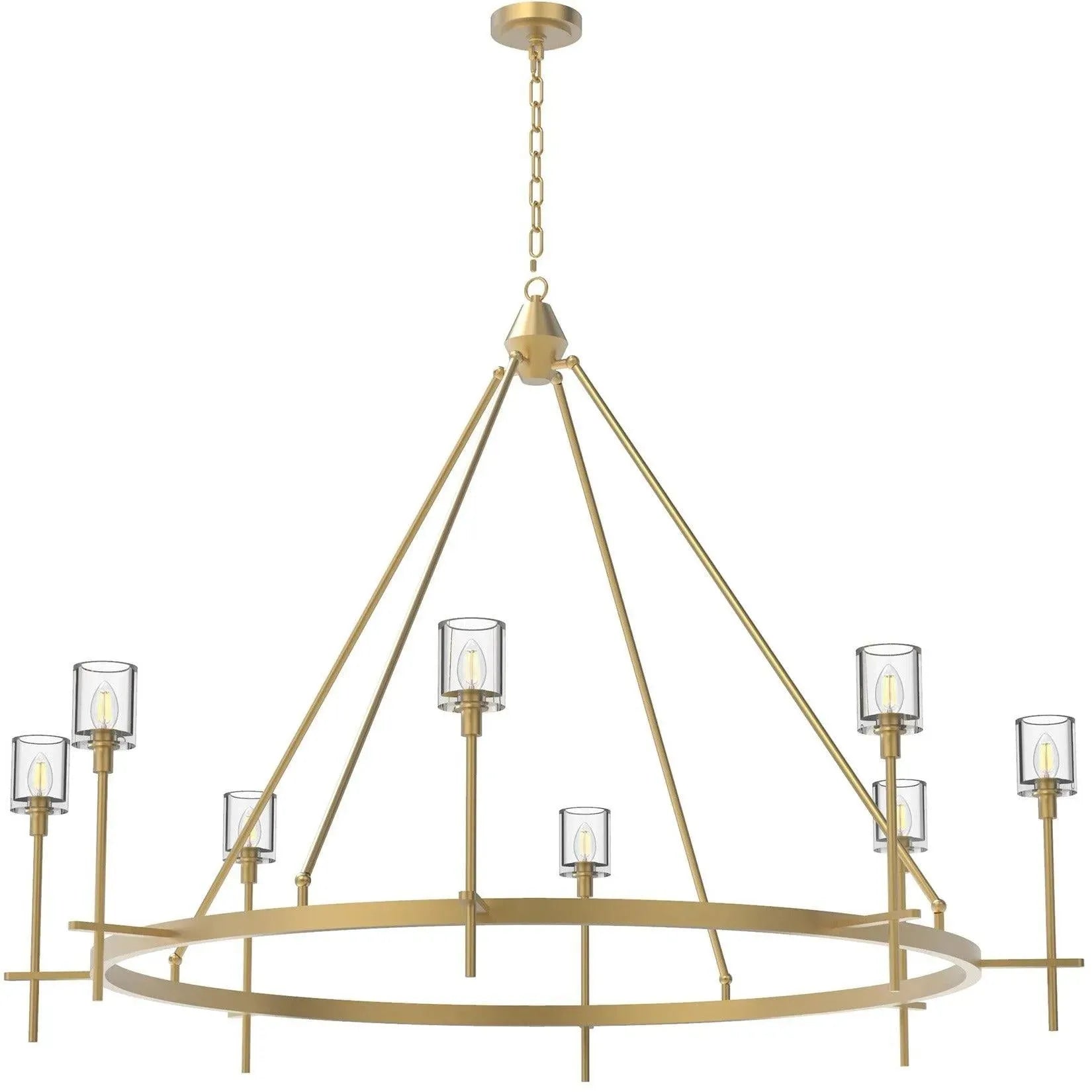 Alora Lighting - Salita Chandelier - CH314308PNCC | Montreal Lighting & Hardware