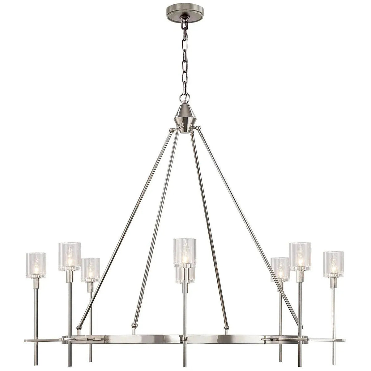 Alora Lighting - Salita Chandelier - CH314308PNCC | Montreal Lighting & Hardware