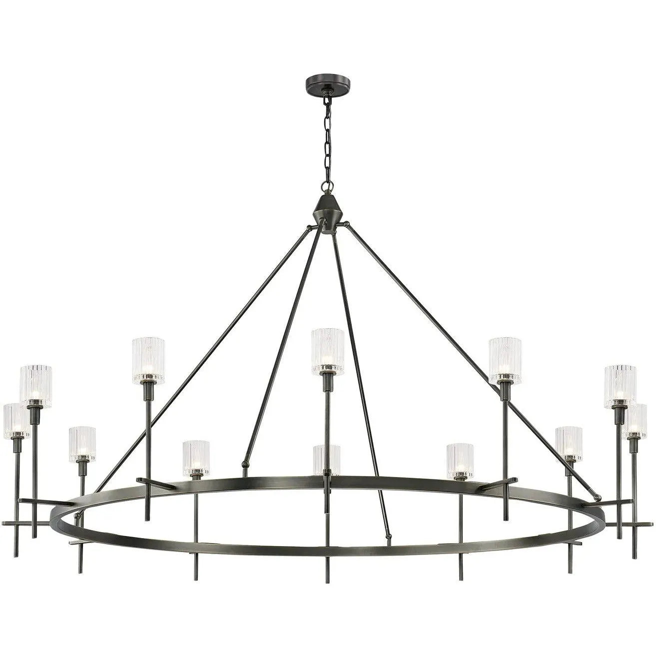 Alora Lighting - Salita Chandelier - CH314312UBRC | Montreal Lighting & Hardware