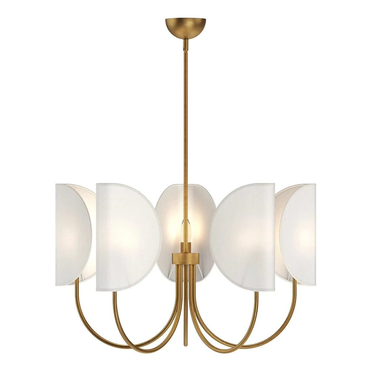 Alora Lighting - Seno Chandelier - CH450732AGCW | Montreal Lighting & Hardware