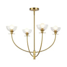 Alora Lighting - Sylvia Chandelier - CH515226BGCL | Montreal Lighting & Hardware