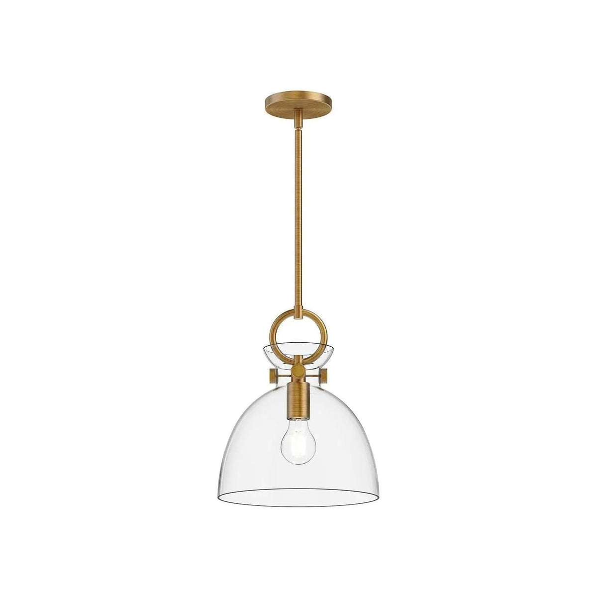 Alora Lighting - Waldo Mini-Pendant - PD411811AGCL | Montreal Lighting & Hardware
