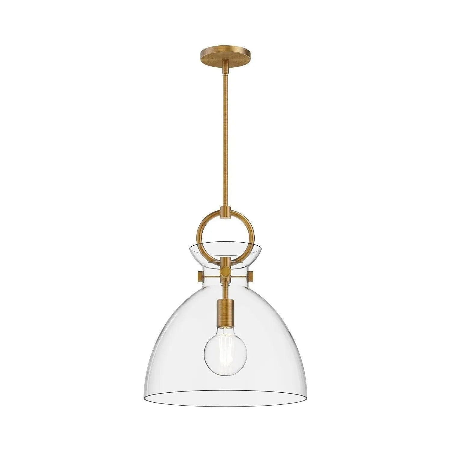 Alora Lighting - Waldo Pendant - PD411814AGCL | Montreal Lighting & Hardware