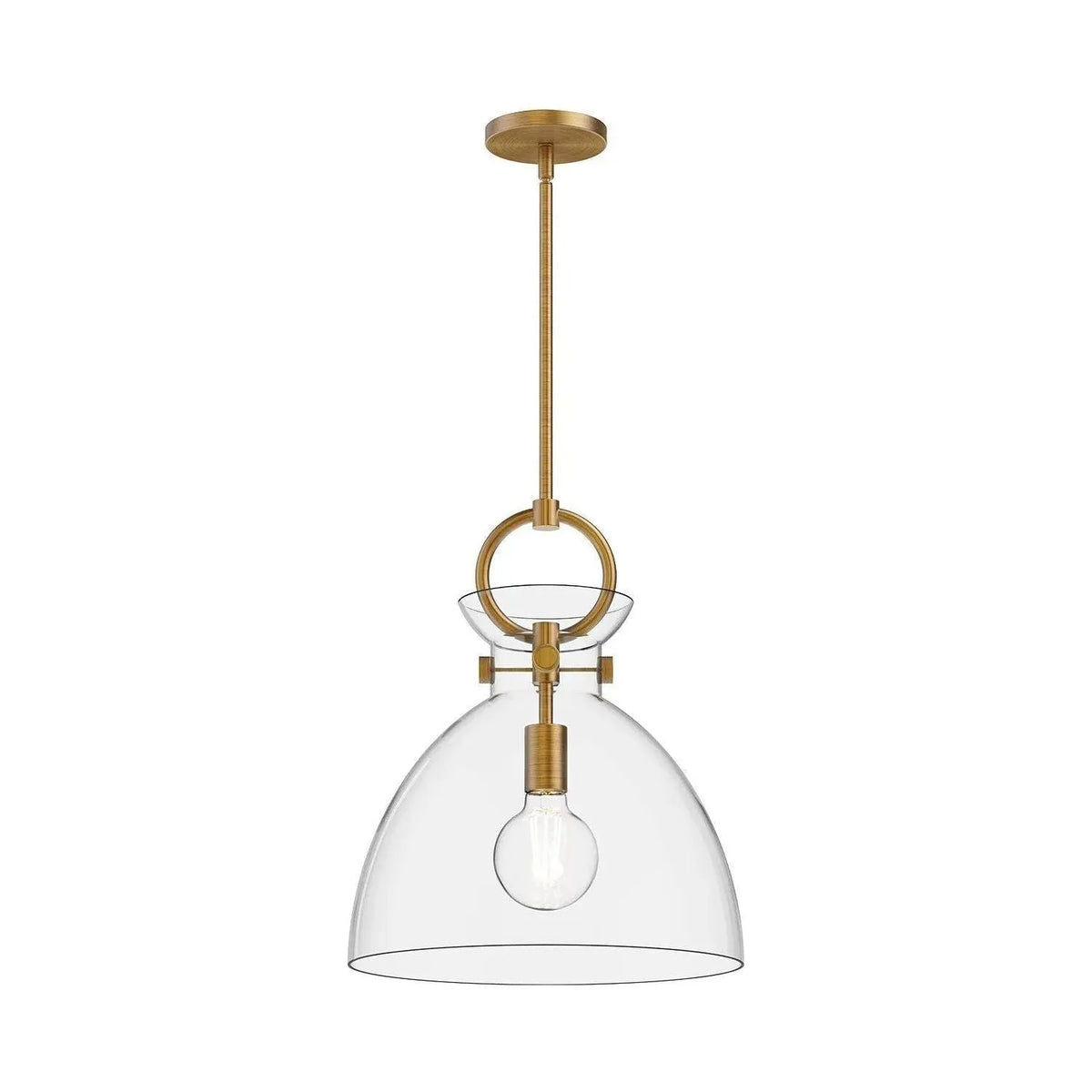 Alora Lighting - Waldo Pendant - PD411814AGCL | Montreal Lighting & Hardware