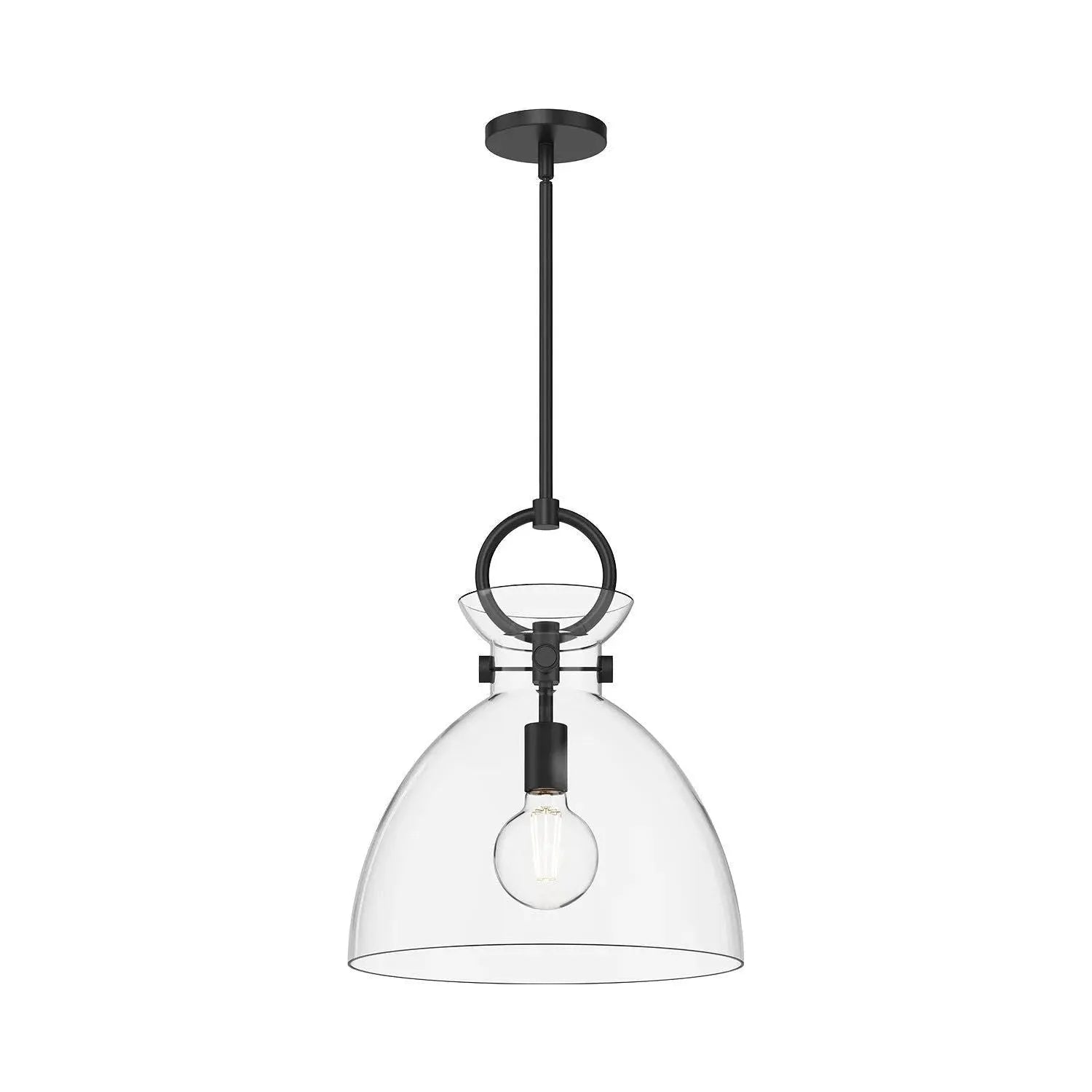Alora Lighting - Waldo Pendant - PD411814MBCL | Montreal Lighting & Hardware