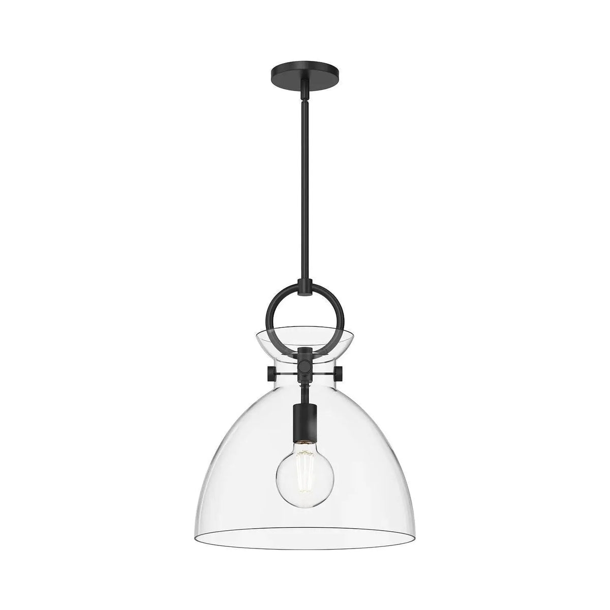 Alora Lighting - Waldo Pendant - PD411814MBCL | Montreal Lighting & Hardware