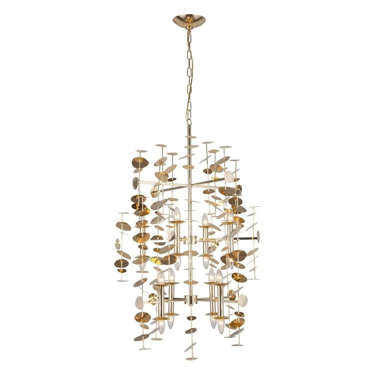 Alora Lighting - Yukari Chandelier - CH340041PB | Montreal Lighting & Hardware