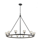 Aluce - 3612C Chandelier - 3612C BK | Montreal Lighting & Hardware