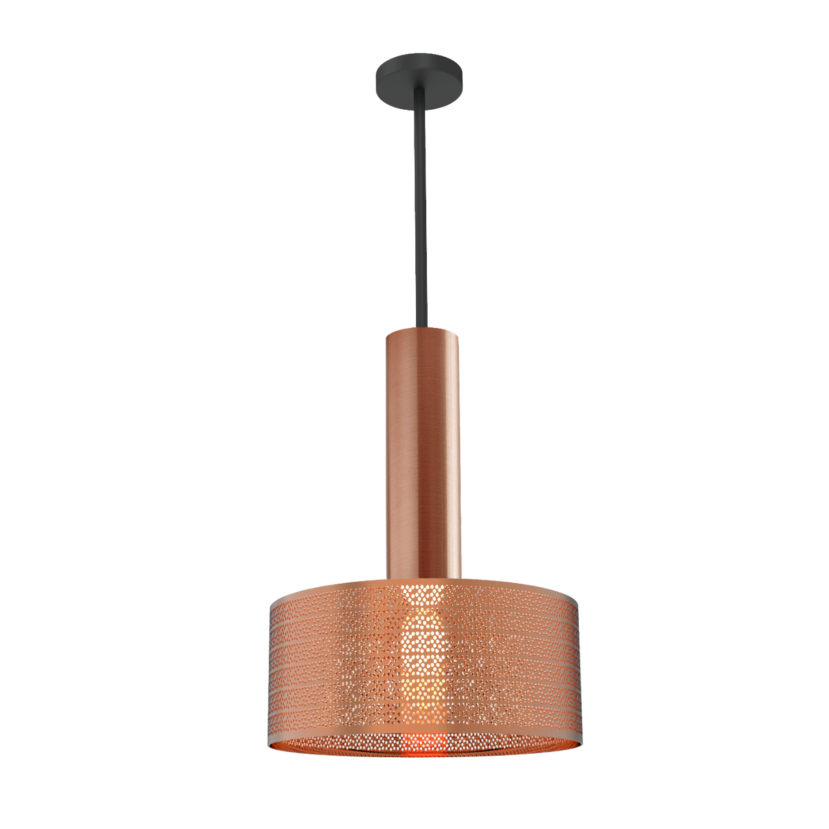 Dounia Home - DH-ALUTUBPEN-MD-PC - Alula Tubular Pendant Light - Polished Copper