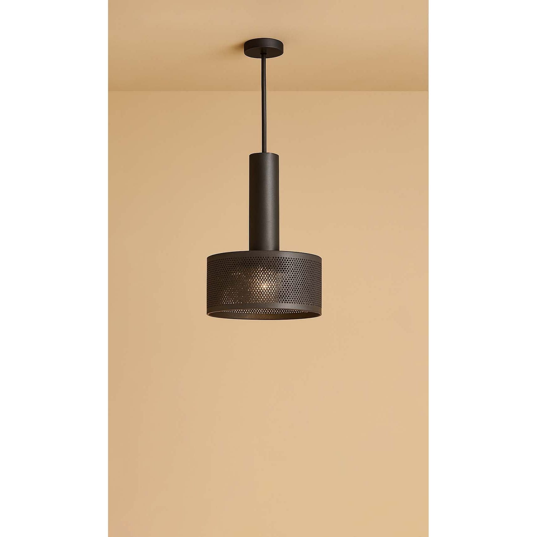 Dounia Home - DH-ALUTUBPEN-SM-MGM - Alula Tubular Pendant Light - Matte Gun Metal
