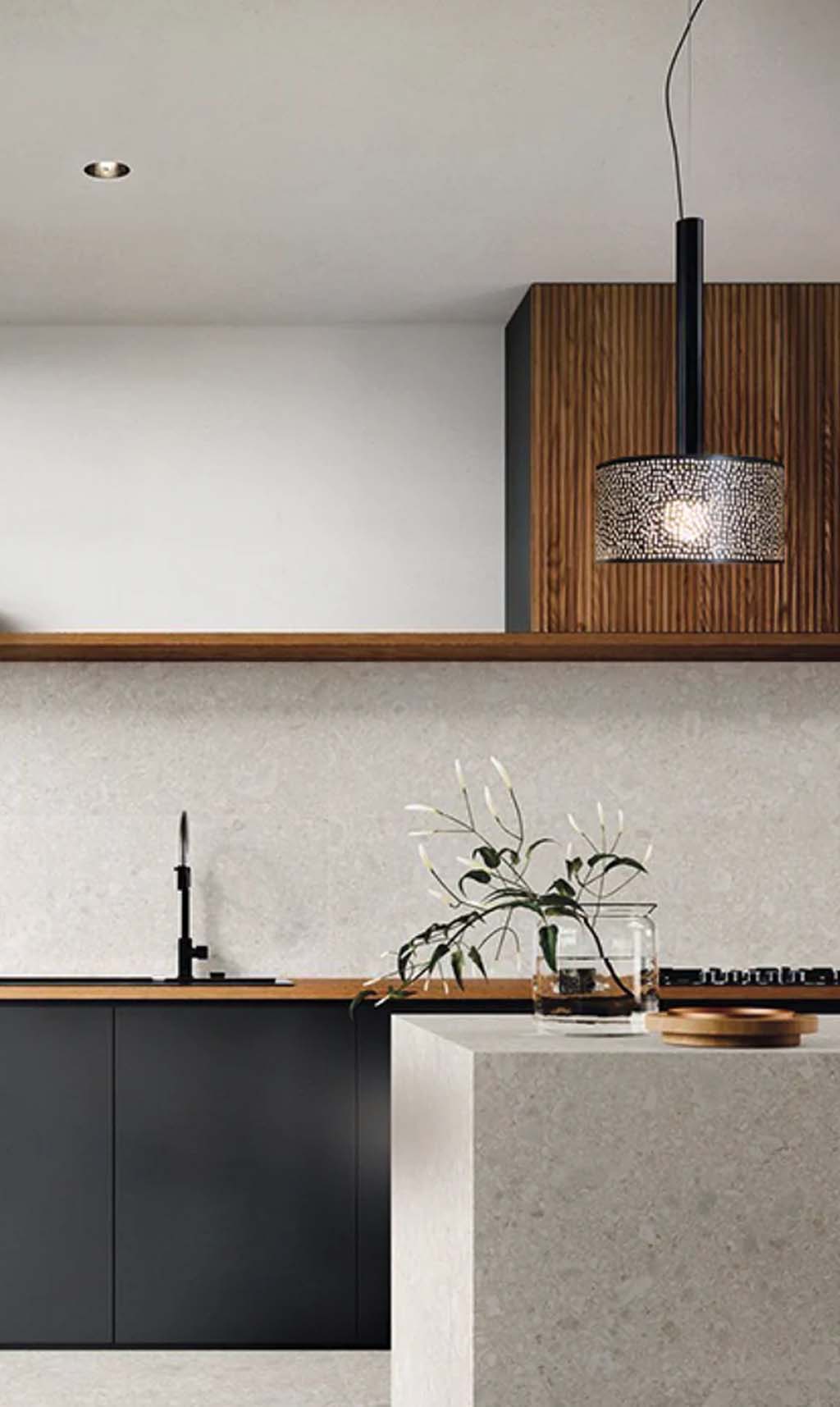 Dounia Home - DH-ALUTUBPEN-SM-BRS - Alula Tubular Pendant Light - Polished Brass