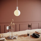 Tala SPHR-V-SET-ALM-01-US Alumina Single Pendant + Sphere V in Chalk
