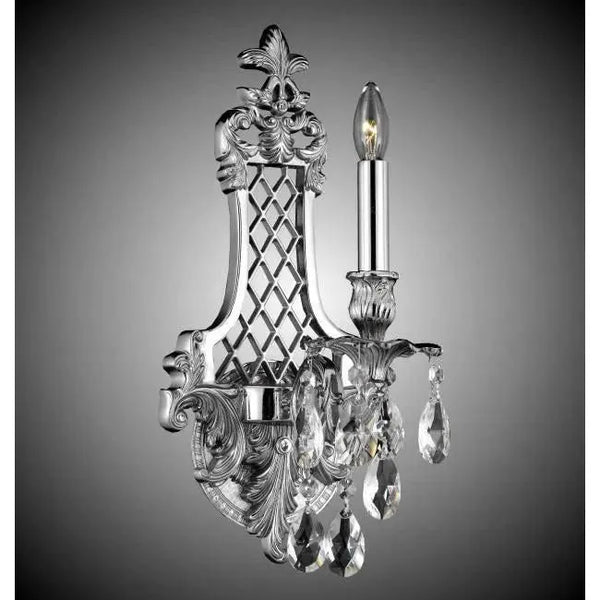 Treillis en laiton et cristal Murale