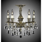 American Brass & Crystal - Finisterra Brass and Crystal Semi-Flush - FM2015-O-02G-PI | Montreal Lighting & Hardware