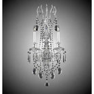 American Brass & Crystal - Finisterra Empire Brass and Crystal Wall Sconce - WS2082-O-U-08G-ST | Montreal Lighting & Hardware