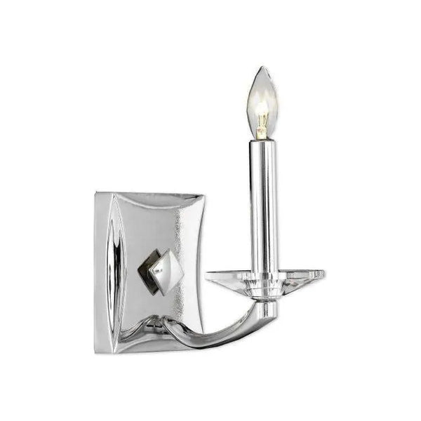 Kensington Brass and Crystal Wall Sconce
