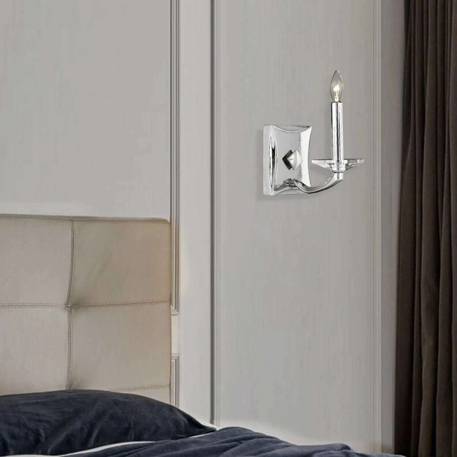American Brass & Crystal - Kensington Brass and Crystal Wall Sconce - WS5381-38G-ST | Montreal Lighting & Hardware
