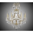 American Brass & Crystal - Parisian Brass and Crystal Chandelier - CH7613-O-04G-ST | Montreal Lighting & Hardware