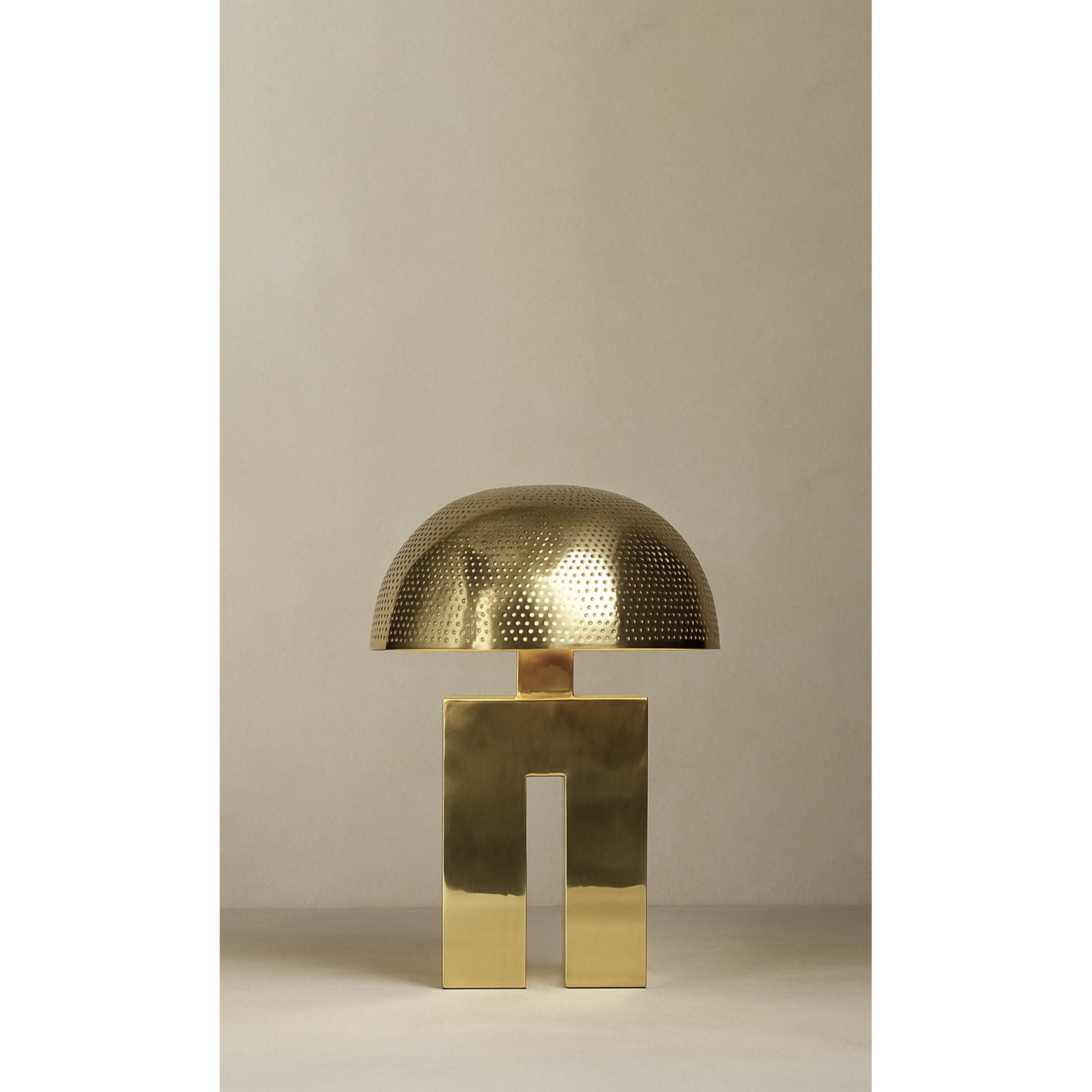 Dounia Home - DH-MUSTABLAM-MGM - Mushroom Table Lamp - Amur - Matte Gun Metal