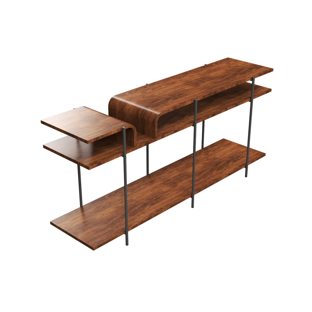 Accord Lighting - ACC-F1024.06 - Console Tables Accord Cascade F1024 - Cascade - Imbuia