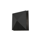 Accord Lighting 4064LED.44 Facet Accord Wall Lamp in Charcoal