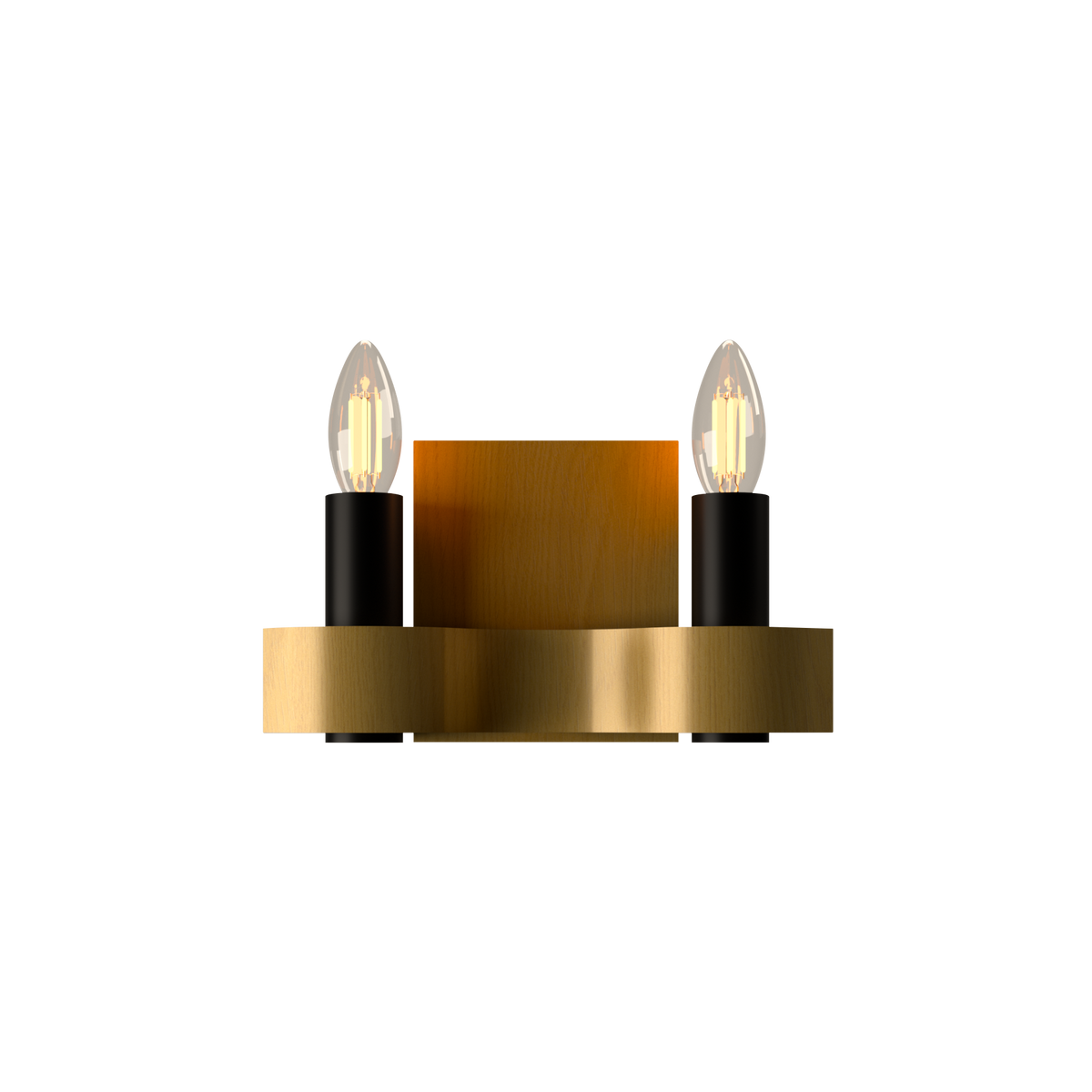 Accord Lighting 4203.49 Flow Accord Wall Lamp in Organic Gold