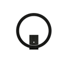 Accord Lighting 4117LED.44 Frame Accord Wall Lamp in Charcoal