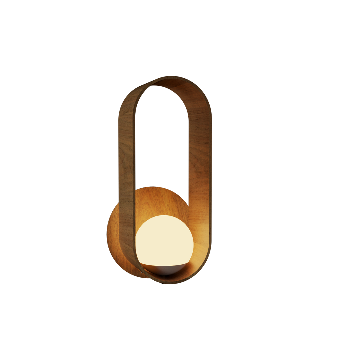 Applique murale Accord Lighting 4191.09 Sfera Accord en Louro Freijo