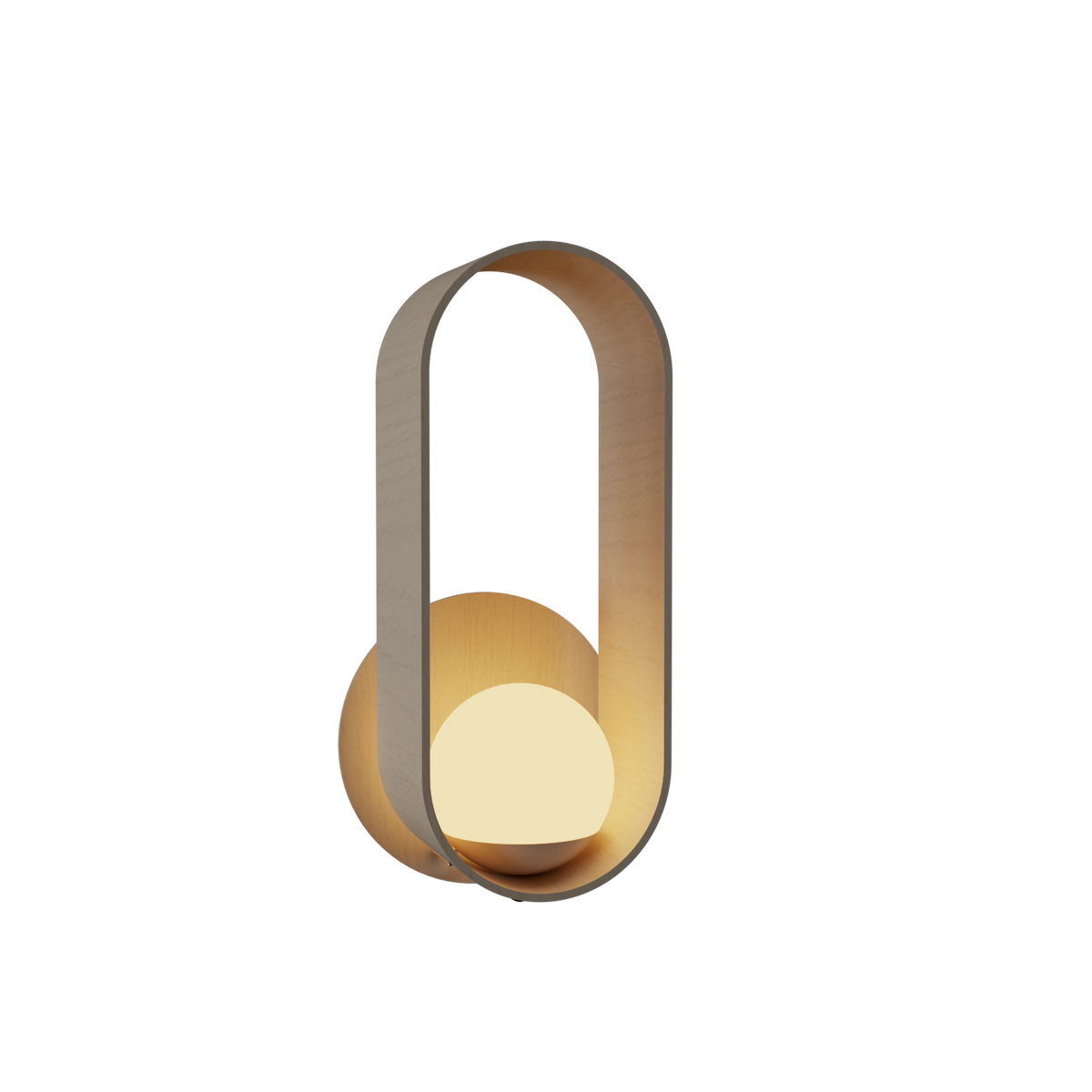 Applique murale Accord Lighting 4191.48 Sfera Accord, coloris cappuccino bio