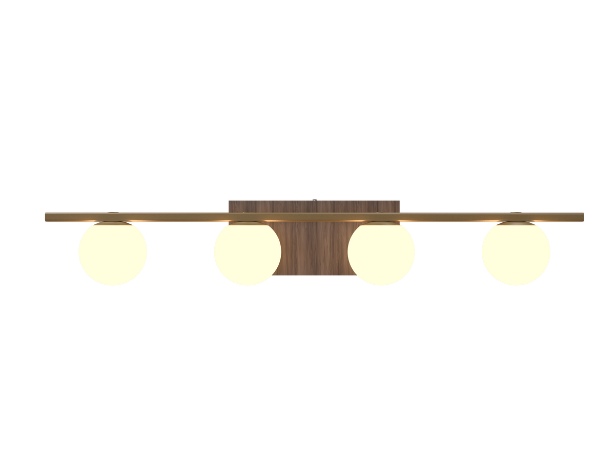 Accord Lighting 4211.18 Sfera Accord Wall Lamp in American Walnut