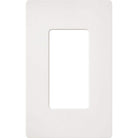 Lutron SC-1-RW Claro & Satin Colors Wallplate in Satin Architectural White