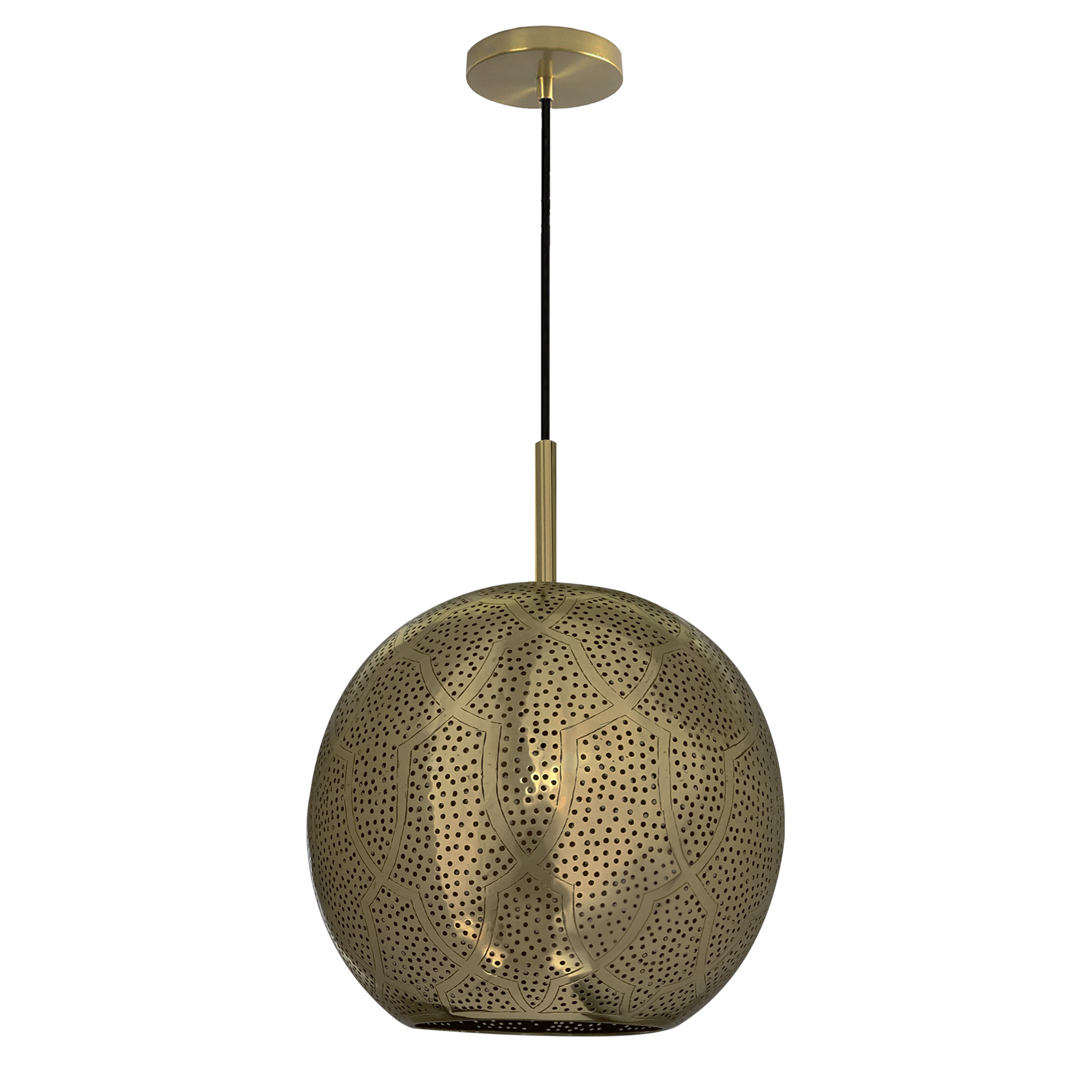 Dounia Home - DH-ARIPENLIG-SM-NIK - Aria Pendant Light - Brushed Nickel Silver