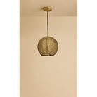 Dounia Home - DH-ARIPENLIG-SM-BRS - Aria Pendant Light - Polished Brass