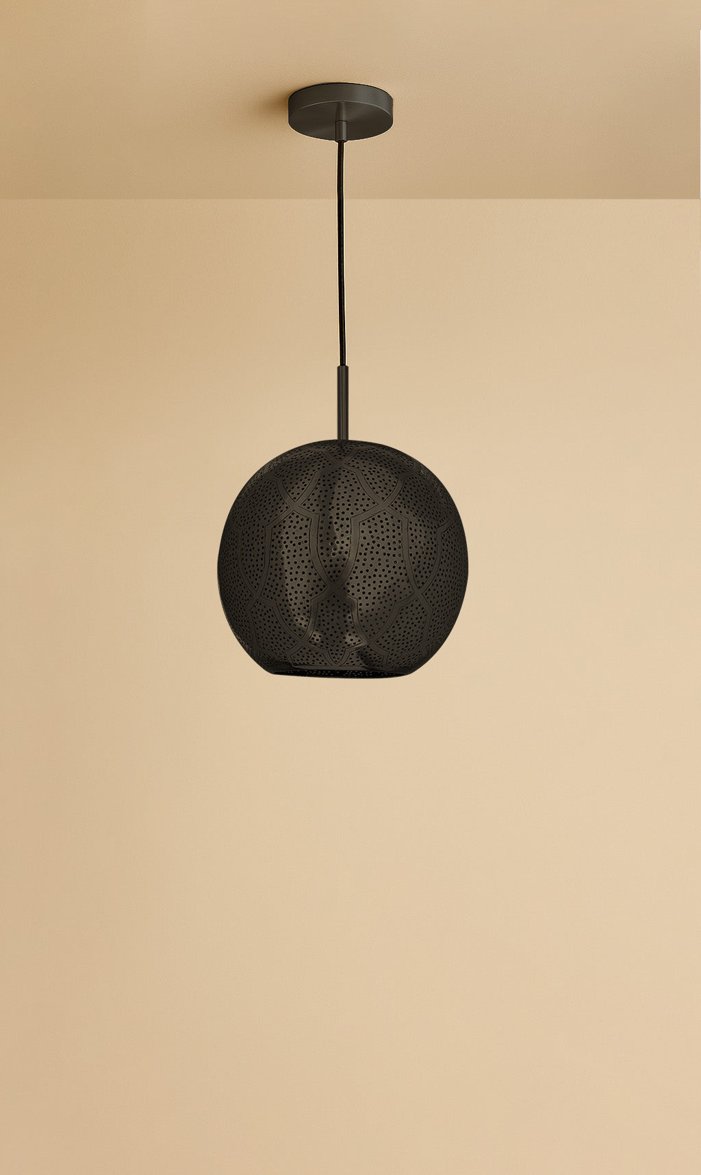 Dounia Home - DH-ARIPENLIG-SM-PC - Aria Pendant Light - Polished Copper