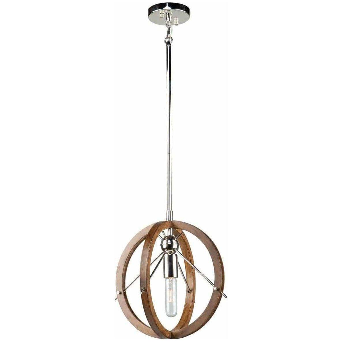 Artcraft Lighting - Abbey One Light Pendant - AC11551PN | Montreal Lighting & Hardware