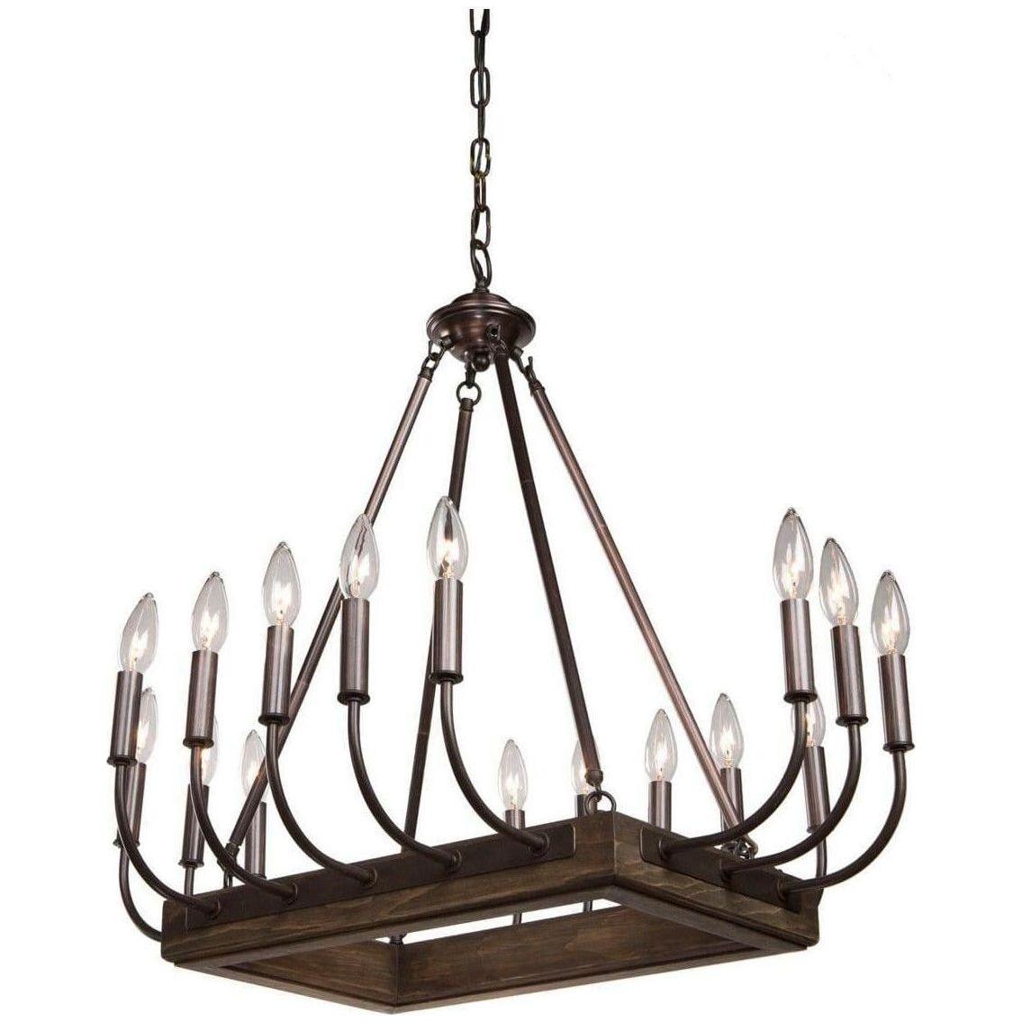 Artcraft Lighting - Aberdeen 16 Light Chandelier - AC11056BU | Montreal Lighting & Hardware
