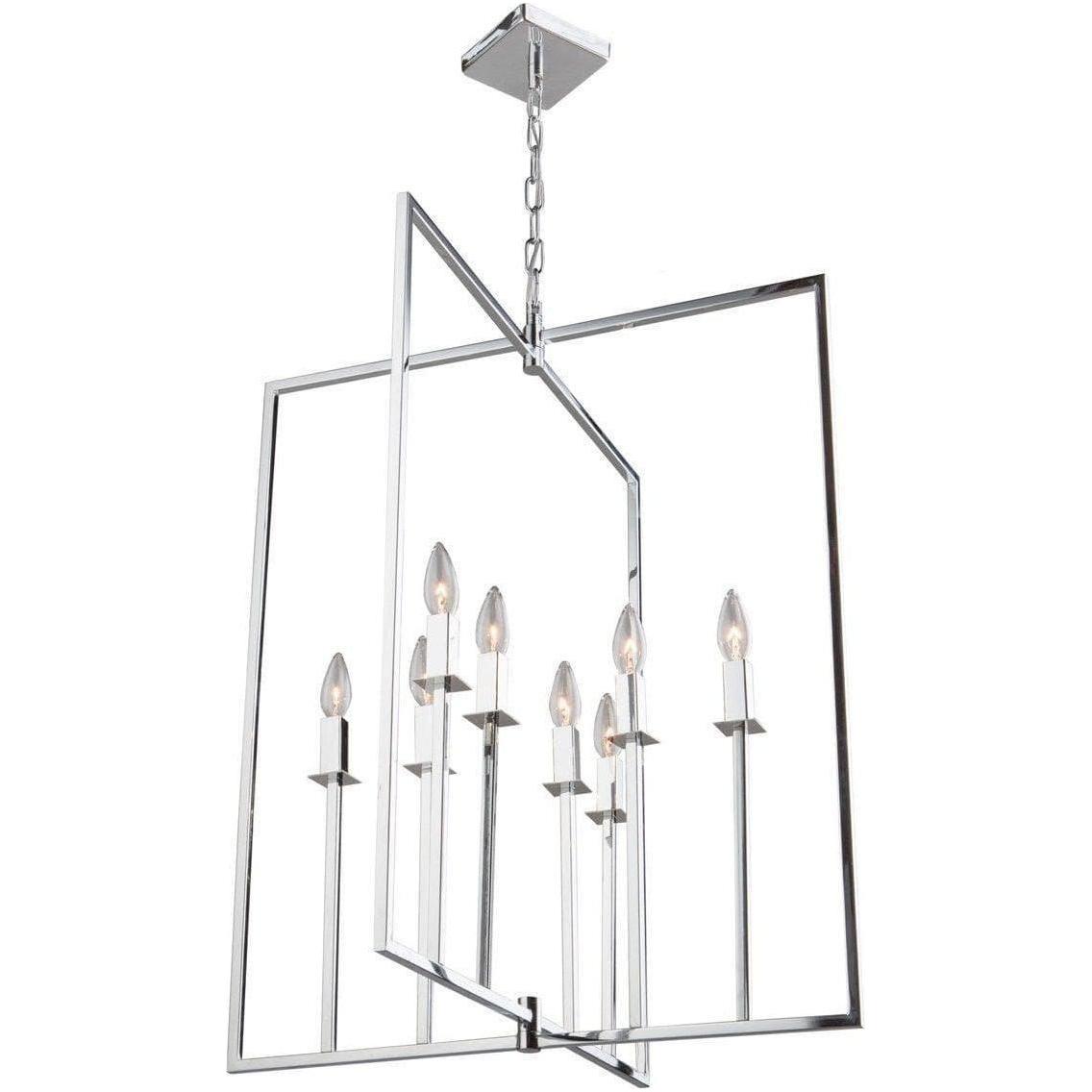 Artcraft Lighting - Allston Eight Light Chandelier - AC10722CH | Montreal Lighting & Hardware