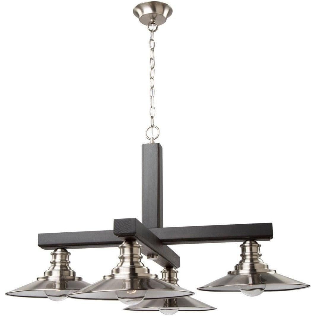 Artcraft Lighting - Ambrose Four Light Chandelier - AC11044BN | Montreal Lighting & Hardware