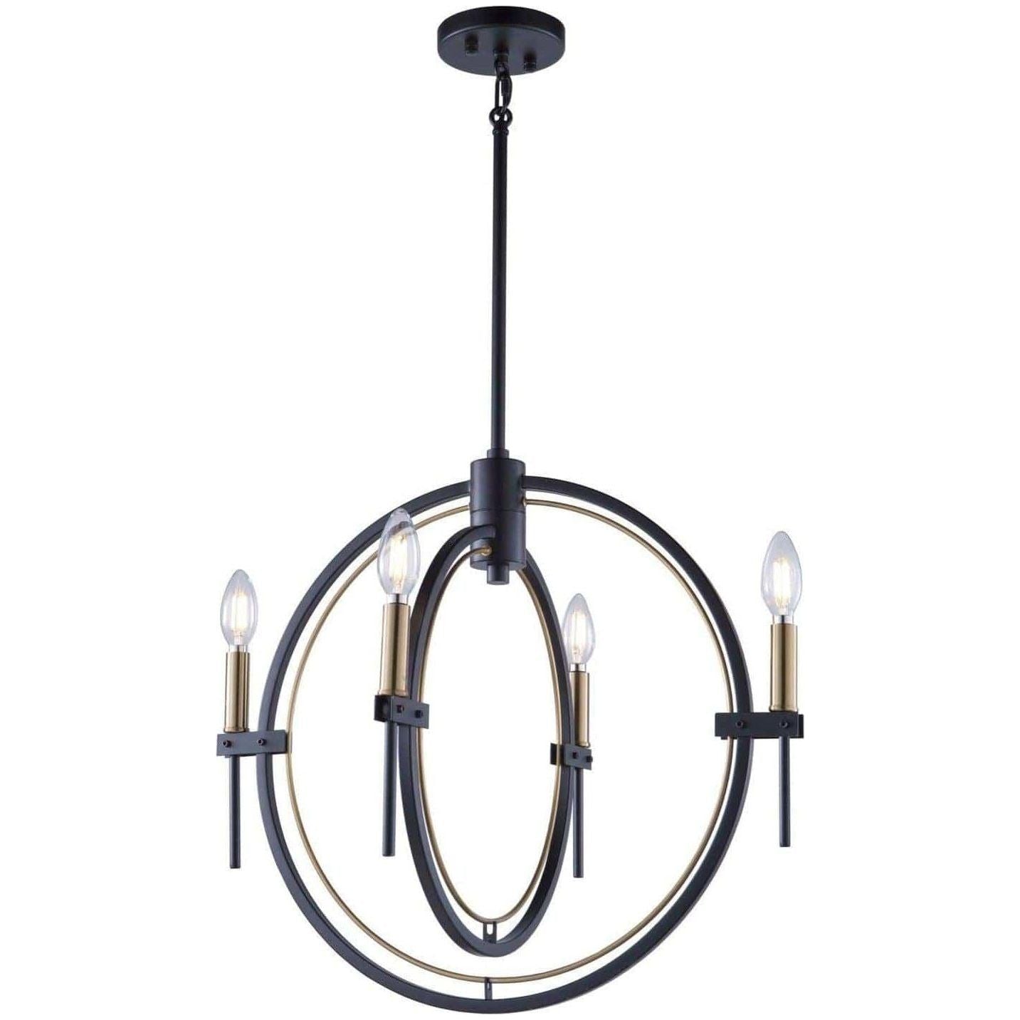 Artcraft Lighting - Anglesey Four Light Chandelier - AC11454 | Montreal Lighting & Hardware