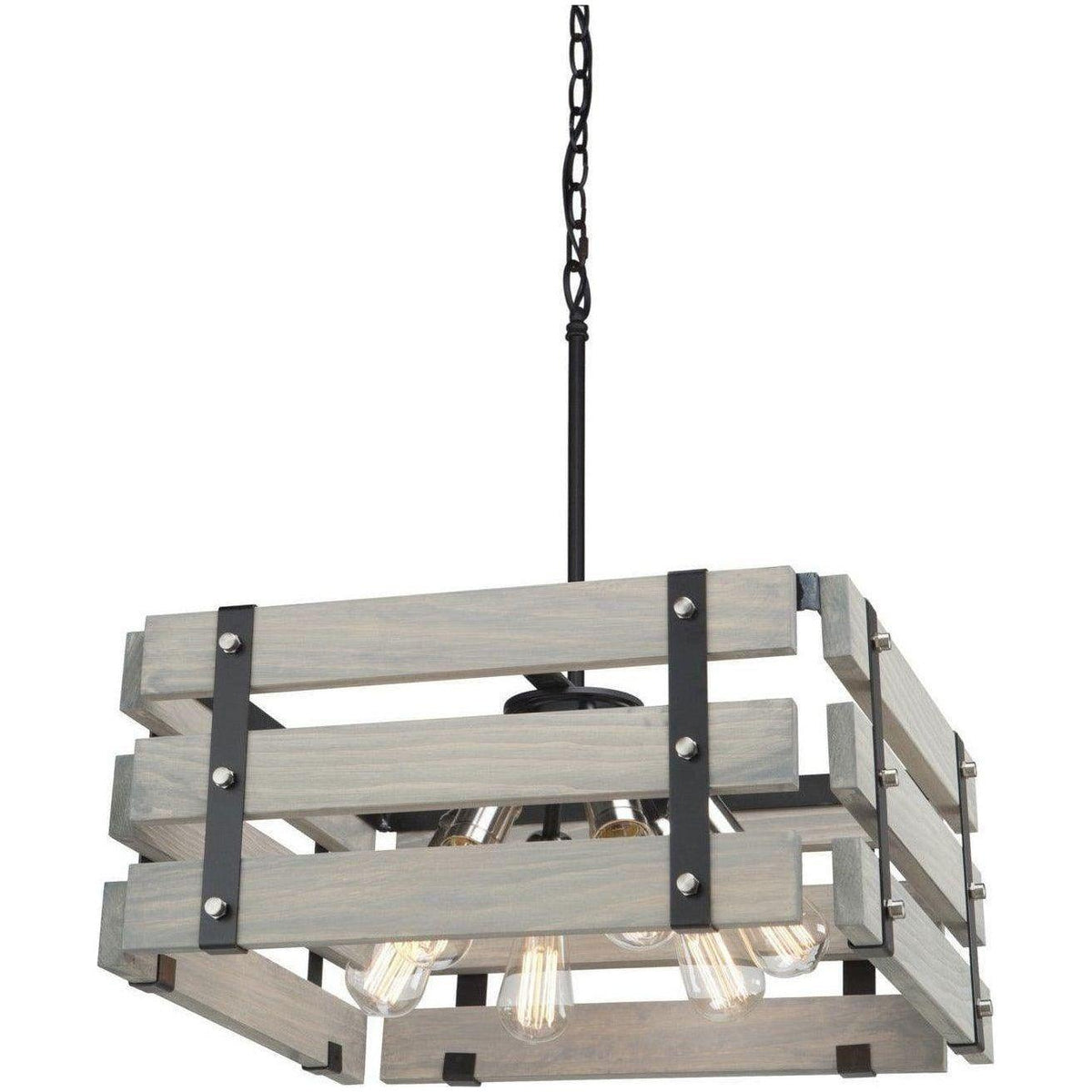 Artcraft Lighting - Barnyard Six Light Chandelier - AC11496BW | Montreal Lighting & Hardware