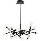 Artcraft Lighting - Batton 19 Light Pendant - AC6641BK | Montreal Lighting & Hardware