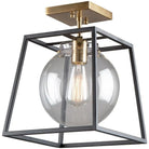 Artcraft Lighting - Bridgetown One Light Semi Flush Mount - AC11600VB | Montreal Lighting & Hardware