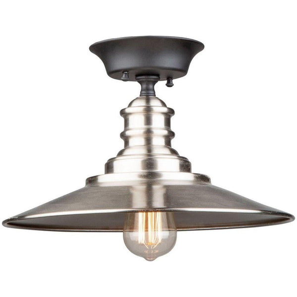 Broxton One Light Semi Flush Mount
